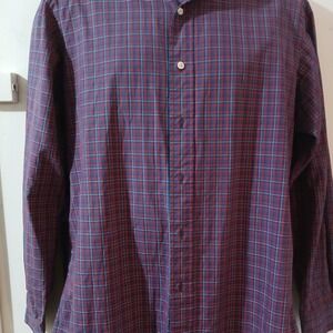 Ralph Lauren Red and Blue Plaid Casual Shirt